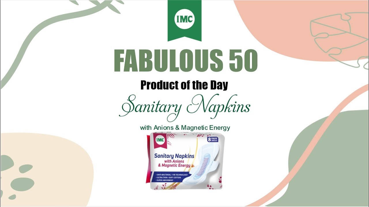 Energy Anion Sanitary Napkins Convert Hard Days Into Easy