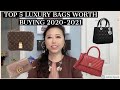 TOP FIVE LUXURY BAGS WORTH BUYING | 2020-2021
