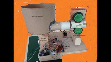 Arduino Based Tennis Table Robot -V1- DIY