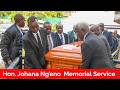 Hon Johana Ng Eno Memorial Service At Emurua Dikirr Primary School