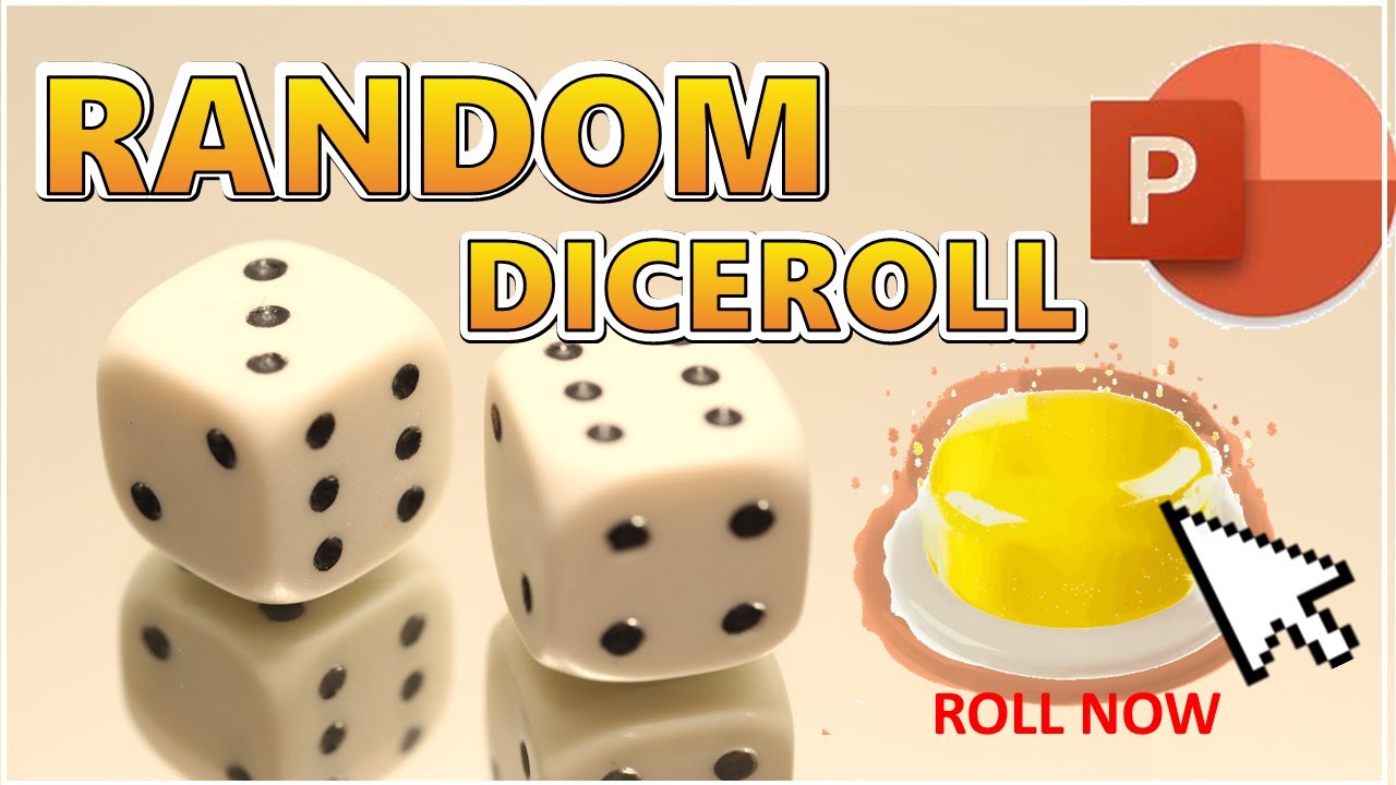 The Dice Roller (1 and 2 Dice) BUNDLE - PPT Template for Probability and  Games