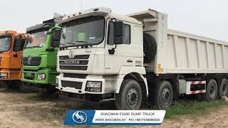 Shacman F3000 8x4 12 wheel dump truck with 375hp