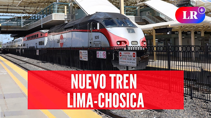 Trenes donados de EE.UU. y su llegada a Lima: ¿Cuándo comenzarán a operar? #NewsLR
