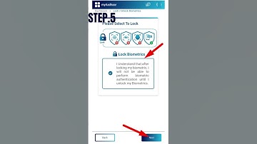 How To Locked Aadhaar Biometric #smartphoneaadhar biometric lockhow to lock aadhaar biometric data