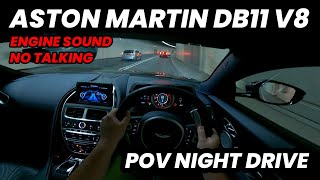 ASTON MARTIN ASMR - NO TALKING - POV DRIVING