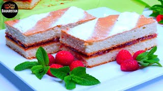 Jam Sponge Cake (RAMADAN)//کیک مربایی شکیل و خوشمزه مناسب روز های عید