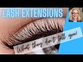 LASH EXTENSIONS | WHAT THEY DON&#39;T TELL YOU | PROS &amp; CONS