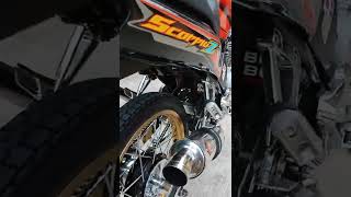 Modif Simple Yamaha Scorpio Ala Anak Medan