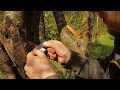 How to make a wooden ocarina in the forest / Как сделать деревянную окарину в лесу.