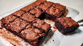 Fudgy chocolate Brownies Recipe | evening tea time quick fudgy cocoa Brownies