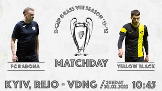 Полный матч I FC Rabona 2-3 Yellow Black I Турнир по мини-футболу в городе Киев