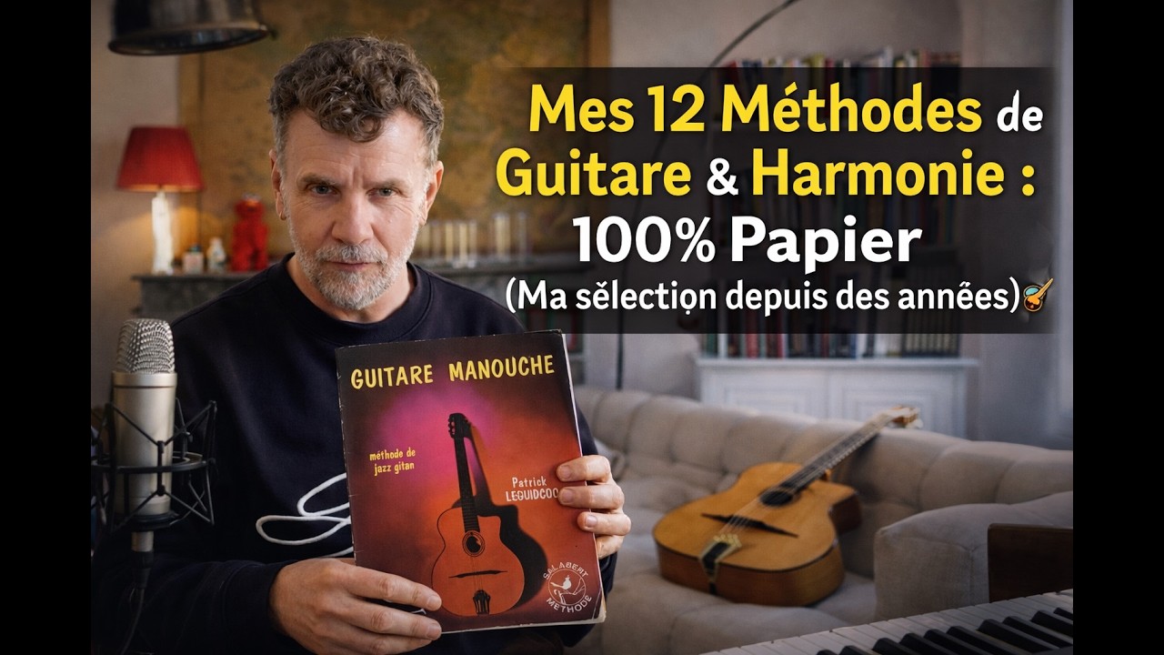 Mes 12 Méthodes de Guitare & Harmonie : 100% Papier (Ma sélection depuis des années) 🎸