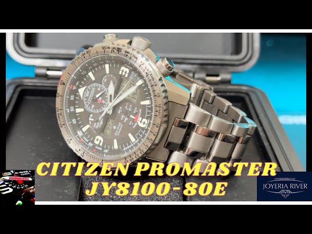 CITIZEN PROMASTER jy8100-80e solar zafiro y super titanio - YouTube