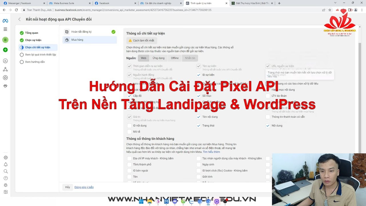 Hướng Dẫn Cài Đặt Pixel API Trên Nền Tảng Landipage & WordPress – Cộng Đồng Youtube