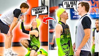 THINGS GOT HEATED.. I TROLLED EVERYBODY In My Mens League \& They Got PISSED! (5v5 Basketball)