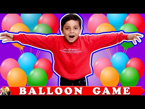 BALLOON GAME #Funny Learning Game Moral Story for Kids | Aayu and Pihu Show