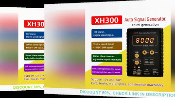New XH300 Auto Signal Generator XH-2 Vehicle Hall Sensor Crankshaft Position Sensor Simulator 2Hz to