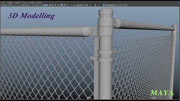 How to model a grill of a Fence in Maya | Autodesk