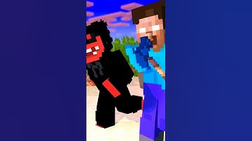 Herobrine chess Poppy CatNap in normal speed | Minecraft animation | #meme #virel #shorts #herobrine