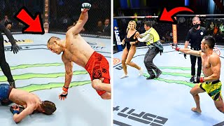 10 Unexpected UFC Moments Caught On Camera!