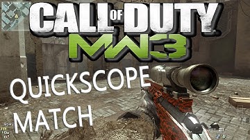 Call Of Duty: MW3 Quickscoping Match! (Modern Warfare 3 Dome Gameplay)