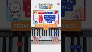 Permission To Dance - Bts Piano Tutorial