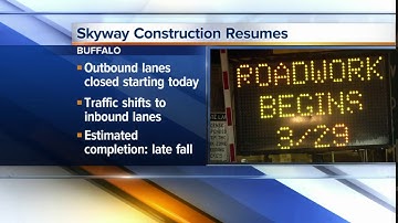 Skyway construction resumes