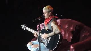 Justin Bieber Home to Mama - Purpose Tour, Madison Square Garden, NYC 7/18/2016