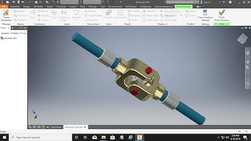 Autodesk Inventor Tutorial Design Universal Joint | Part 1
