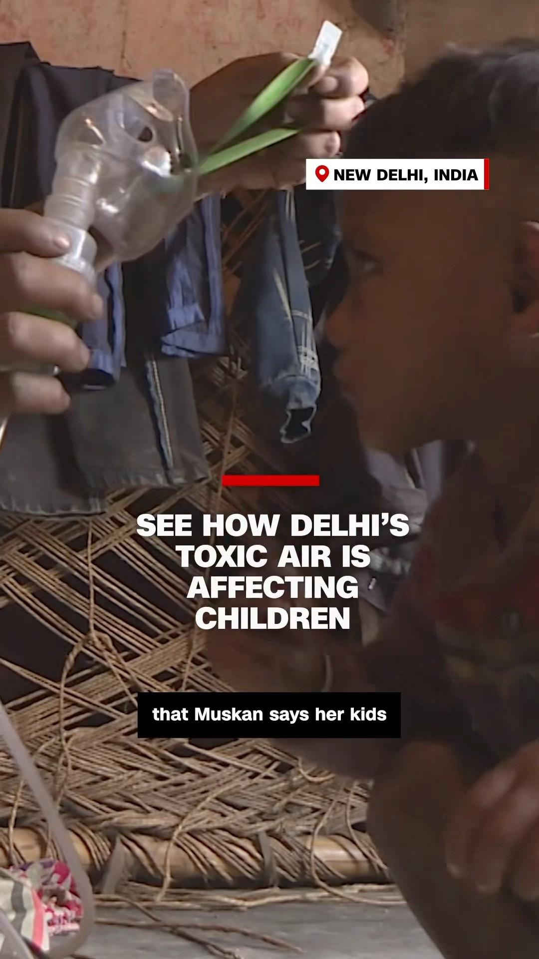 See how Delhi’s toxic air is affecting children