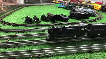 MARX 588 DOUBLE REDUCTION MOTOR / NEW REAR WHEELS WITH PUSH RODS / 898 WIND UP CONVERSION / FINISHED