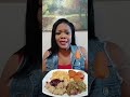 Baked Chicken &amp; Cornbread Dressing, Candied Yams, Macaroni &amp; Cheese and Green Beans With Smoked Meat