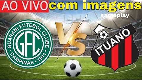 GUARANI X ITUANO JOGO COMPLETO 15 RODADA DO BRASILEIRÃO SÉRIE B gameplay realista pes21 ps5