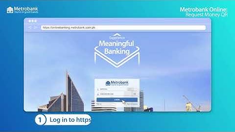 How to generate QR Code with Metrobank Online