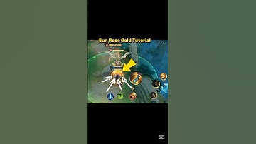 Sun Rose Gold Tutorial Mobile legends #ml2b #sun #mlbb #suntutorial #shorts