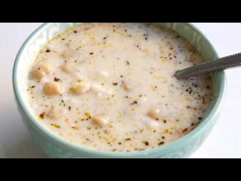 Video: Joghurtsuppe Mit Kichererbsen