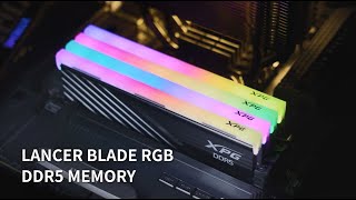 XPG LANCER BLADE RGB DDR5 MEMORY