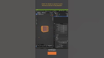 Blender Tip Quick Fluid Physics | AR3Designs Daily Blender 3D Tips