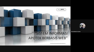 Presentasi Sistem Informasi Apotek Berbasis Web