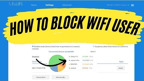 How to block WIFI user in MI 4C Router ll किसी भी Wifi user को block करें