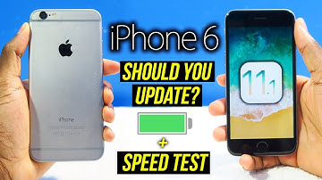 iOS 11.1 on iPhone 6: Battery Test Performance & Speed Test! (Is Safe to Update?)