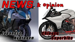 Hydrogen power with Japanese engineering & a Chinese superbike that's actually European.