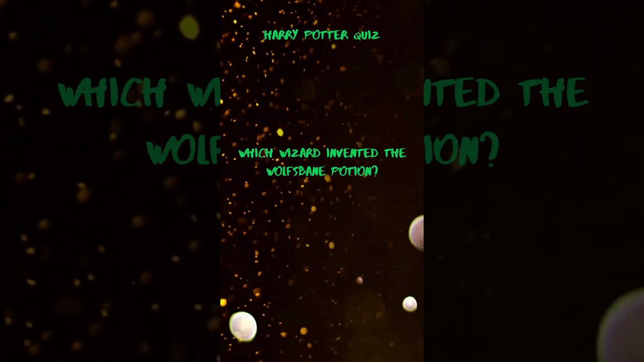 Harry Potter Universe Quiz