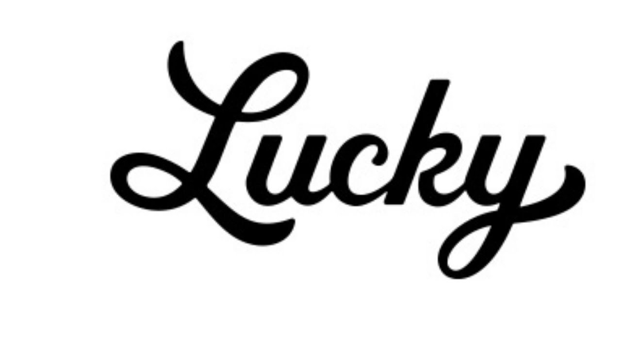 Lucky prawl. Надпись лаки. Lucky логотип. Lucky на белом фоне. Lucky эскиз.