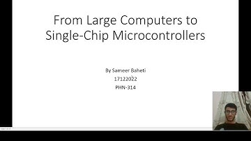 From Large Computers to Single-Chip Microcontrollers