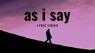 Download Lagu JYLPO - as i say (Lyric Video) MP3 Download Lagu JYLPO - as i say (Lyric Video) MP3