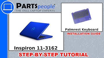 Dell Inspiron 11-3162 (P24T001) Palmrest Keyboard How-To Video Tutorial