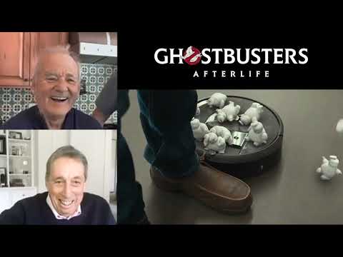 GHOSTBUSTERS AFTERLIFE Bill Murray Reacts to the Mini Pufts
