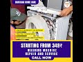 Washing Machine Repair and Service at your door step chennai