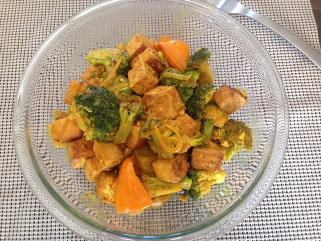 Tofu Broccolli Curry Recipe | Easy Stir Fry Vegan Gluten free | Eat East Indian